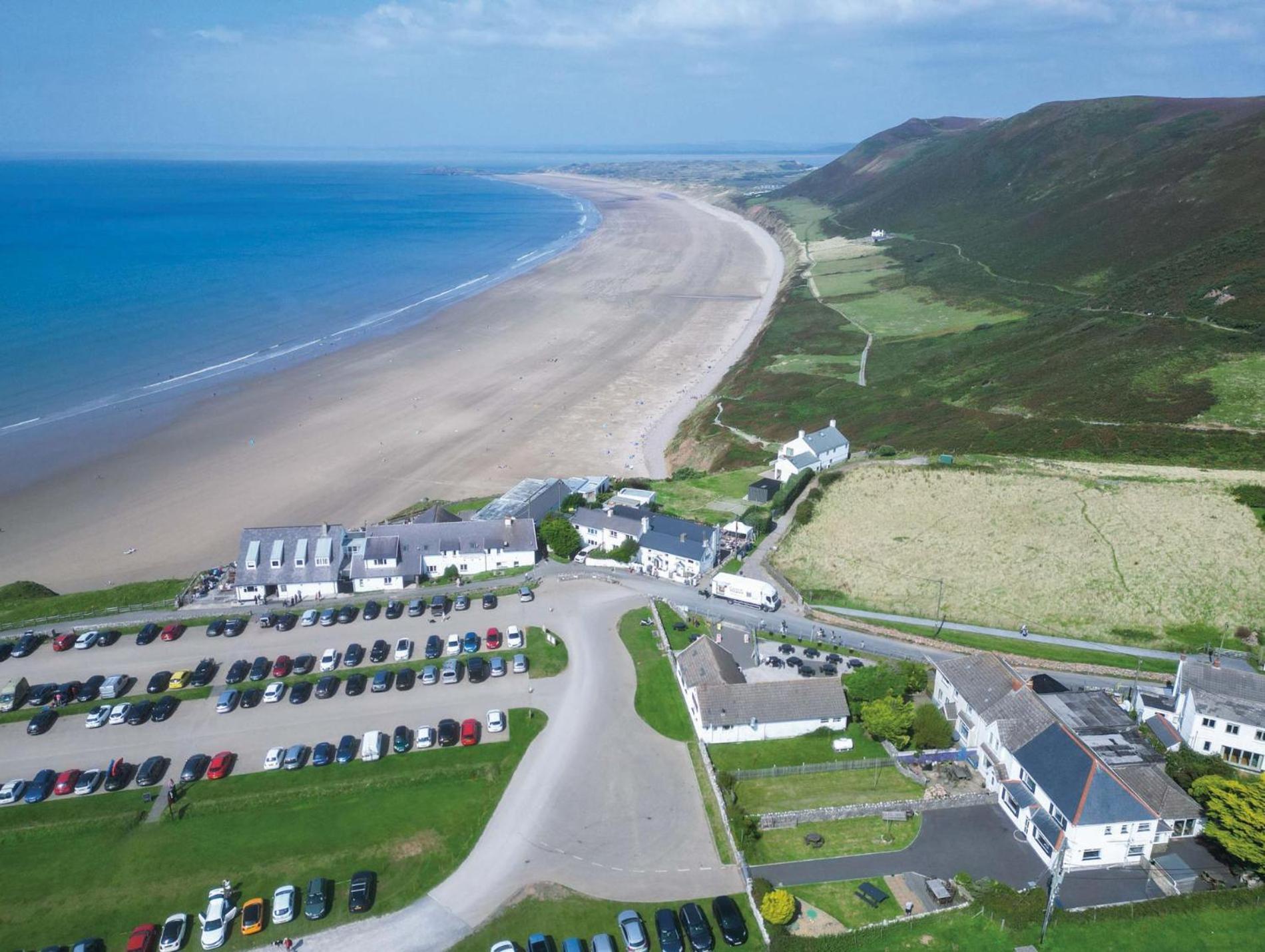 Channel View - 3 Bedroom House - Rhossili Bay Оксуич Екстериор снимка